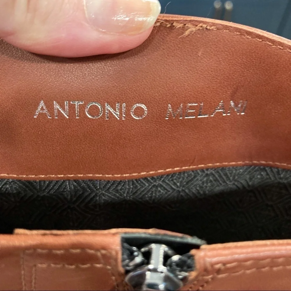 New Antonio Melani sz 6 black brown riding boots